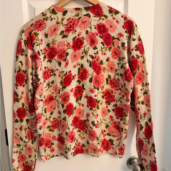 Vintage Floral Cardigan Sweater - Picture 2 of 4